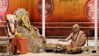 Shri Devi Pujana by HH Swamiji; Picture Courtesy Shri Jaikishan Kandlur